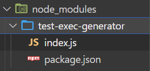 npm-install-execGenerator